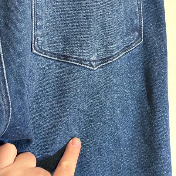 GOOD AMERICAN Good Legs Mega Compression Skinny Jeans Size 14 / 32 Indigo443 - Picture 11 of 11